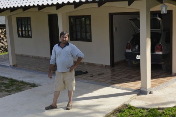 Agricultor reconstrói residência, após contar com apoio do Seguro Residencial Henvida